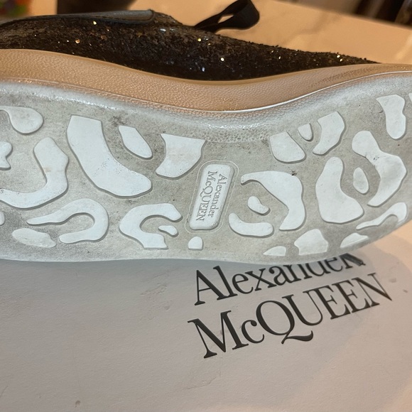 Alexander McQueen oversized embellished leather sneakers.~ 38 - Picture 8 of 9